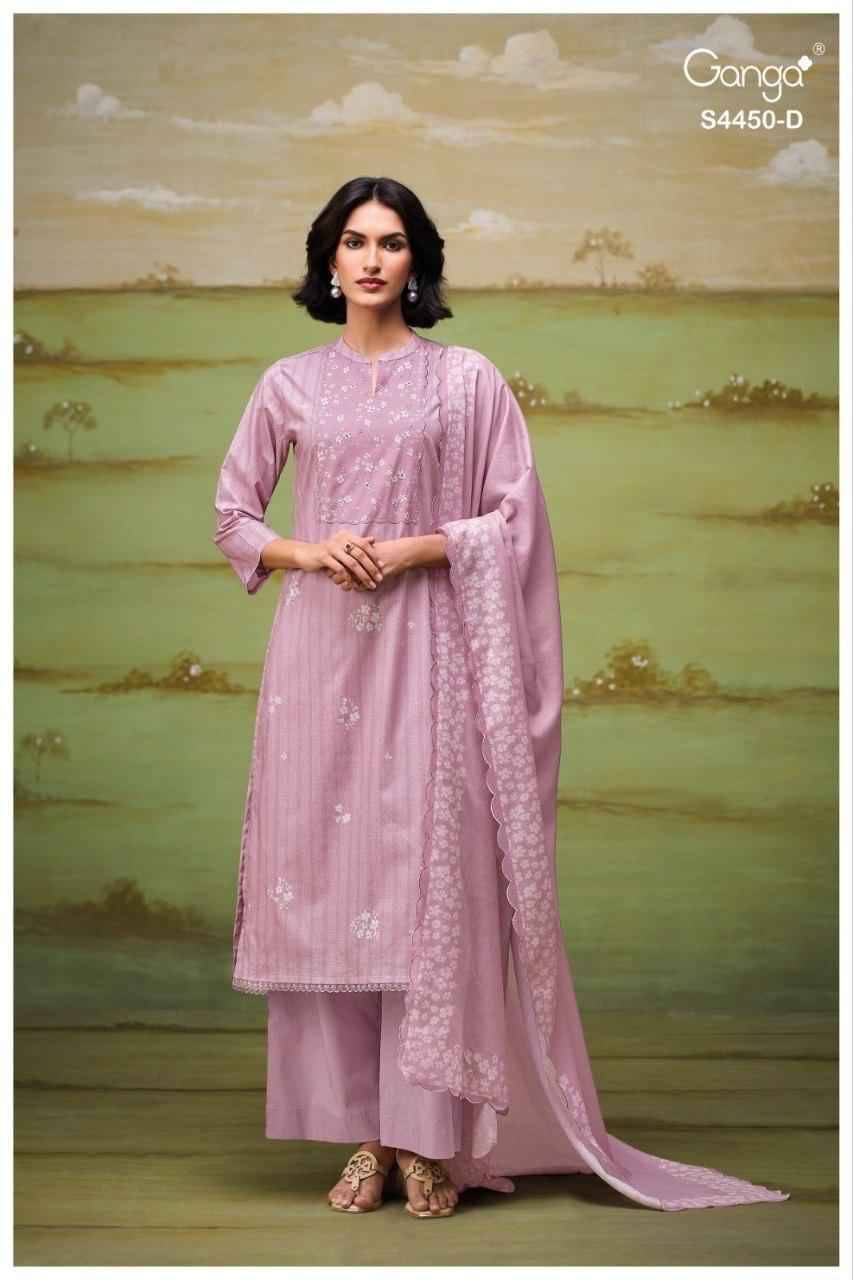 HESIKA 4450 By Ganga Fashion Beautiful Festive Suits Stylish Colorful Fancy Casual Wear & Ethnic Wear PREMIUM COTTON Print Dresses At Wholesale Price